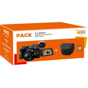 Pack Fnac Bridge Numerique Panasonic Dmc Fz330 Noir Housse