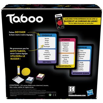 Jeu classique Hasbro Gaming Taboo