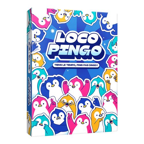 LOCO PINGO | Jeu de Société d'Ambiance Fun Simple et Rapide | Rapidité et Observation | Jeu de Cartes Famille Amis et Enfants | Petit Format Voyage et de Poche | De 2 à 8 joueurs dès
