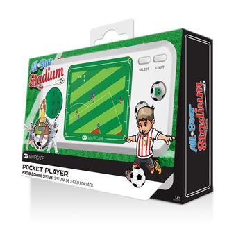 Console rétrogaming My Arcade Pocket Player All-Star Stadium DGUNL-3275 Blanc et Vert