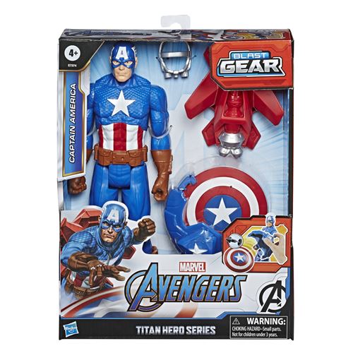 Avengers Figurine Marvel Captain America Titan Hero Blast Gear 30 Cm