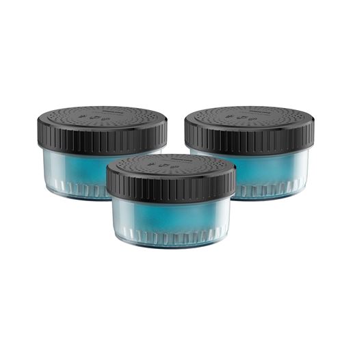 Set van 3 Reinigingscartridges Philips Quick Clean Pod CC13/50 Zwart en Blauw