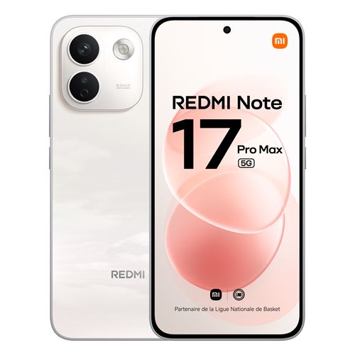 Xiaomi Blanc Smartphone Redmi Note 17 Pro Max 6,83" 5G Double Nano Sim 256 Go