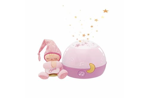 Chicco Bonne nuit Etoiles filles Projecteur rose 28x21x18,5 cm 