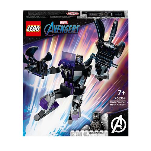 LEGO Marvel Super Heroes 76204 L’armure robot de Black Panther 