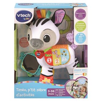 Jeu d'éveil Vtech Baby Timéo petit zébre d'activités