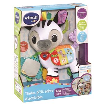 Jeu d'éveil Vtech Baby Timéo petit zébre d'activités