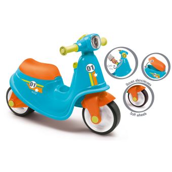 Porteur Smoby scooter Bleu - Porteur bébé