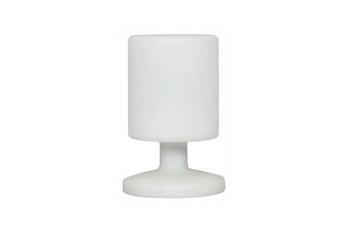 Lampe à poser rechargeable, 3 x led smd 5630, 5w, ip44, plastique blanc ranex 5000.472