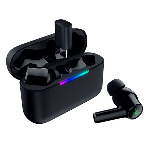 Écouteurs Gaming Sans Fil Razer Hammerhead V3 Hyperspeed Bluetooth avec Réduction Du Bruit Noir