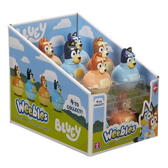 Jouet à bascule Giochi Preziosi Weebles Bluey 1 personnage Modèle aléatoire