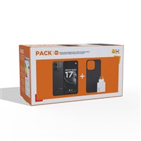 Pack Smartphone Xiaomi Redmi Note 17 Pro 6,83" 5G Double nano SIM 256 Go Noir + Xiaomi Hyper chargeur 67 W Type A Blanc + Coque Noir