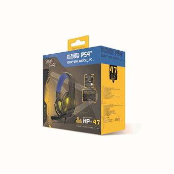 Casque Gaming LED avec fil Steelplay HP-47 compatible PS5, PS4, Xbox Series, Xbox One, Switch et PC