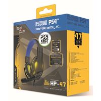 Casque Gaming LED avec fil Steelplay HP-47 compatible PS5, PS4, Xbox Series, Xbox One, Switch et PC
