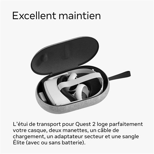 Étui de transport NAXSIR pour Meta Quest 3s | Sac de rangement à coque rigide en EVA