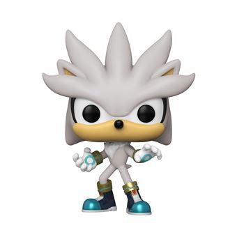 Figurine Funko Pop Games Sonic the Hedgehog Silver Brillant dans le noir Avant-Première Fnac