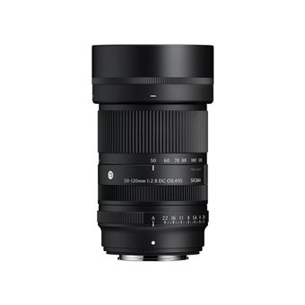 Objectif zoom Sigma 50-120 mm F2.8 DC OS Contemporary Noir pour Monture Fujifilm X - 1