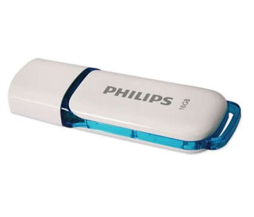 Clé Usb Philips Snow 2.0 16 Go Blanc et Bleu