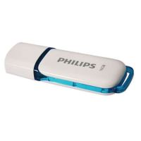 Clé USB Philips Snow 2.0 16 Go Blanc et Bleu