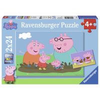 une Boîte Enfants 72pc 3 06958 Ravensburger Peppa Pig Jigsaw Puzzle 4 in Ans environ 10.16 cm 