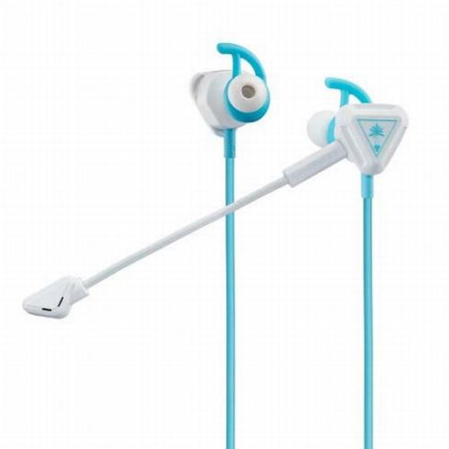 Ecouteurs gaming intra-auriculaires Turtle Beach Battle Bud Blanc et Bleu pour Nintendo Switch