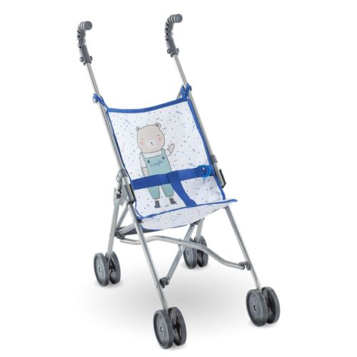Poussette Corolle Canne Bleue pour poupons de 36 à 42 cm