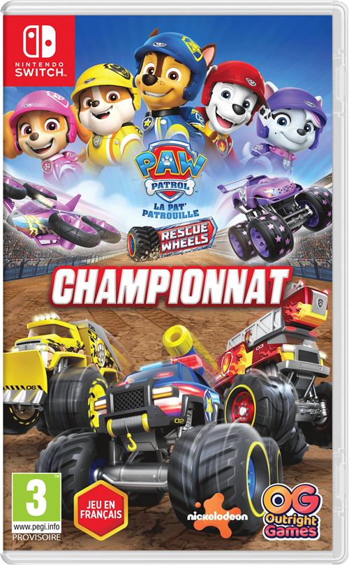 Bandai Namco Paw Patrol™ : Rescue Wheels™ - Championnat Nintendo Switch
