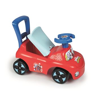 Porteur bébé Smoby auto ergonomique aux couleurs de Spidey