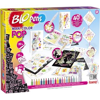 Kit créatif Lansay Blopens Maxi Color Pop