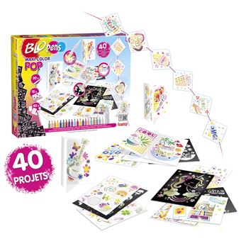 Kit créatif Lansay Blopens Maxi Color Pop