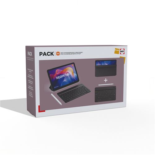 Pack Tablette tactile Xiaomi Redmi Pad 2 11 Wifi + Etui + Stylet ECHO + Clavier