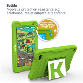 Gulli, Tablette Kurio Ultra 1-16GB - Tablette Enfant contrôle Parental,  appli Enfants, 4 Ans