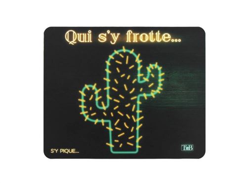 Tapis de souris T'nB Neon Cactus