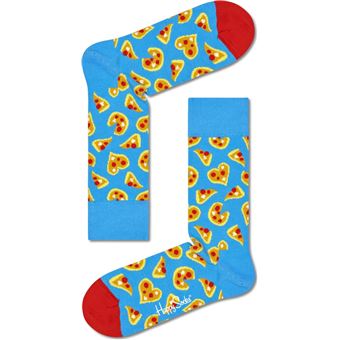 Set de 3 Paires de Chaussettes hautes et mi-bas Happy Socks Pizza Love Taille 41-46