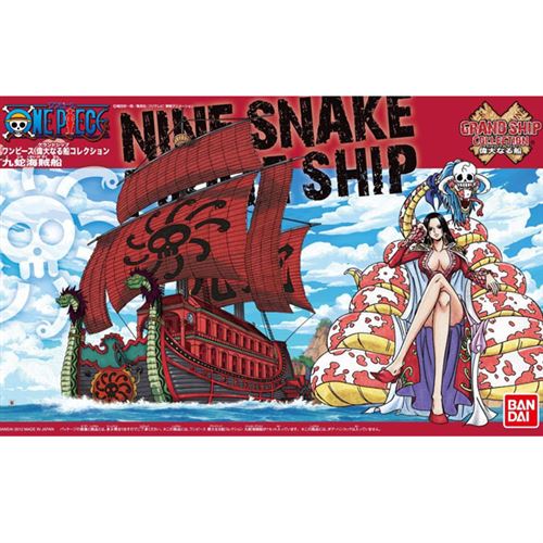 Maquette Bandai Namco One Piece Grand Ship Collection Nine Snake Pirate Ship 15 cm - Bandai Namco