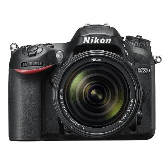 Reflex Nikon D7200 Noir + Objectif AF-S 18-140 mm VR - 1