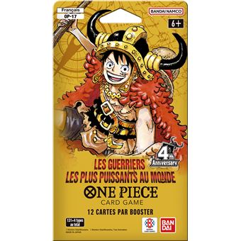 Carte à collectionner One Piece OP-17 Les Guerriers les Plus Puissants au Monde Booster Blister 12 cartes Modèle aléatoire