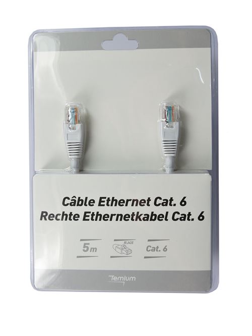 Câble Temium Ethernet RJ45 5 m