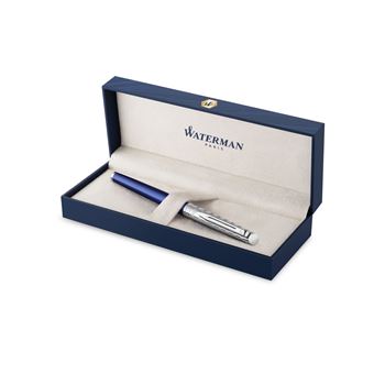 Stylo Plume Waterman Hémisphère French Riviera Deluxe bleu marine pointe moyenne