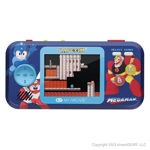 Console de jeu Pocket Player PRO Megaman Jeu rétrogaming Ecran 7cm Haute Résolution 6 jeux inclus
