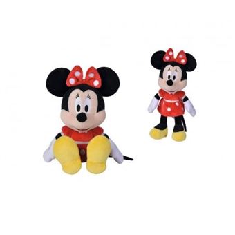 Personnage en peluche Disney Minnie Rouge 25 cm
