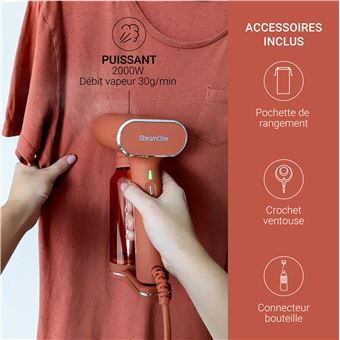 Défroisseur portatif SteamOne KARL XL RUST400 Terracotta
