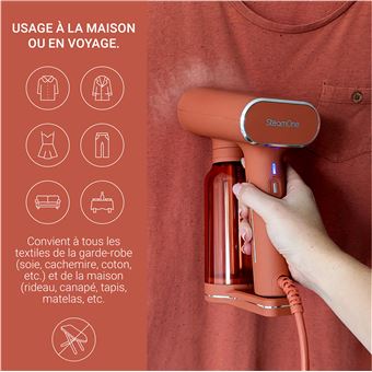 Défroisseur portatif SteamOne KARL XL RUST400 Terracotta