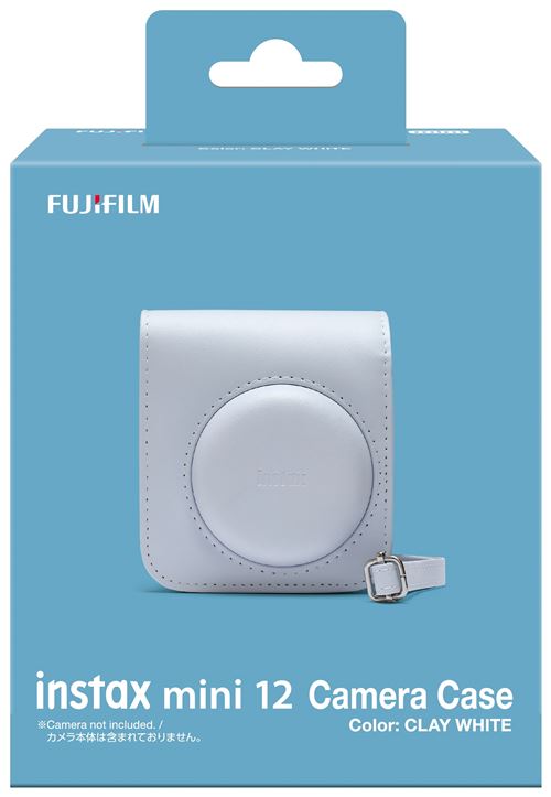 Housse Fujifilm pour appareil photo Instax Mini 12 Blanc