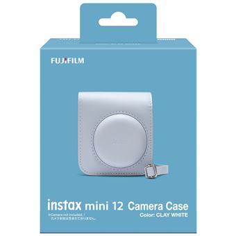 Housse Fujifilm pour appareil photo Instax Mini 12 Blanc