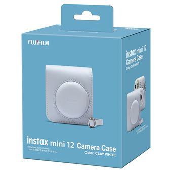Housse Fujifilm pour appareil photo Instax Mini 12 Blanc