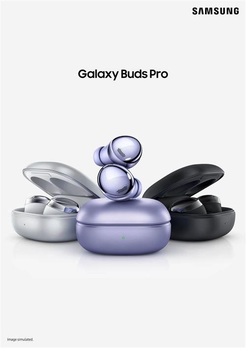 Ecouteurs sans fil Bluetooth Samsung Galaxy Buds Pro avec réducteur de  bruit Argent - Ecouteurs - Achat & prix