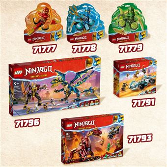 LEGO® Ninjago® 71778 Le dérapage Spinjitzu Le pouvoir du dragon de Nya