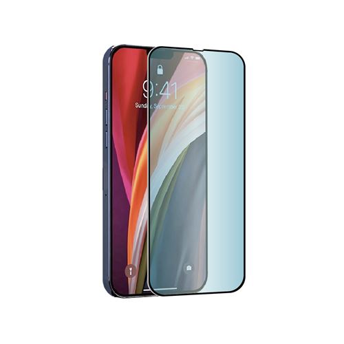 Protection d'écran en verre trempé anti lumière bleue TigerGlass pour iPhone 14, iPhone 13 et iPhone 13 Pro Transparent