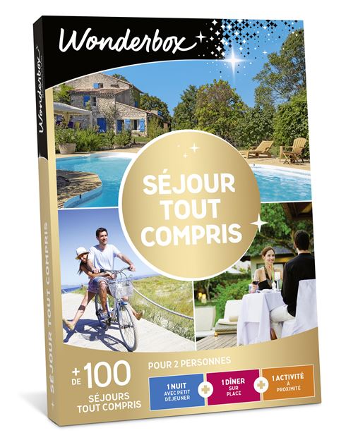 Coffret cadeau Wonderbox Séjour tout compris